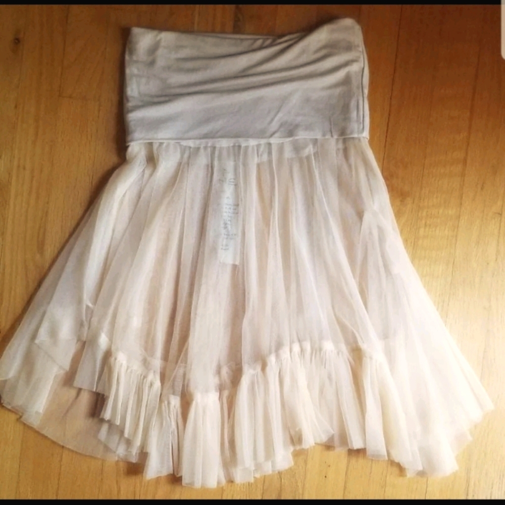 SOLD Free People Vintage Boho Layering Skirt